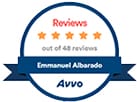 Reviews | 5 Stars out of 48 Reviews | Emmanuel Albarado | Avvo
