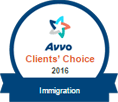 Avvo | Clients' Choice Award 2016 | Immigration